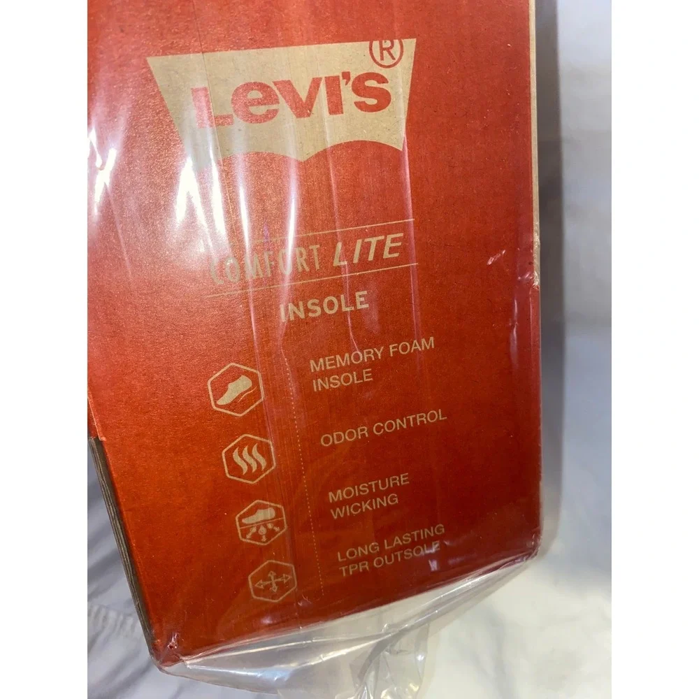 Levi's Mens Memory Foam Insole Slip‎ On Slipper, Large (9.5-10.5)